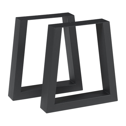 Piètement de table lot de 2 Marstal 42x40cm noir [en.casa] - premiumXL