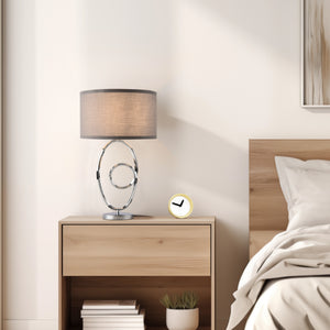 Lampe de table Torquay gris [lux.pro] - premiumXL