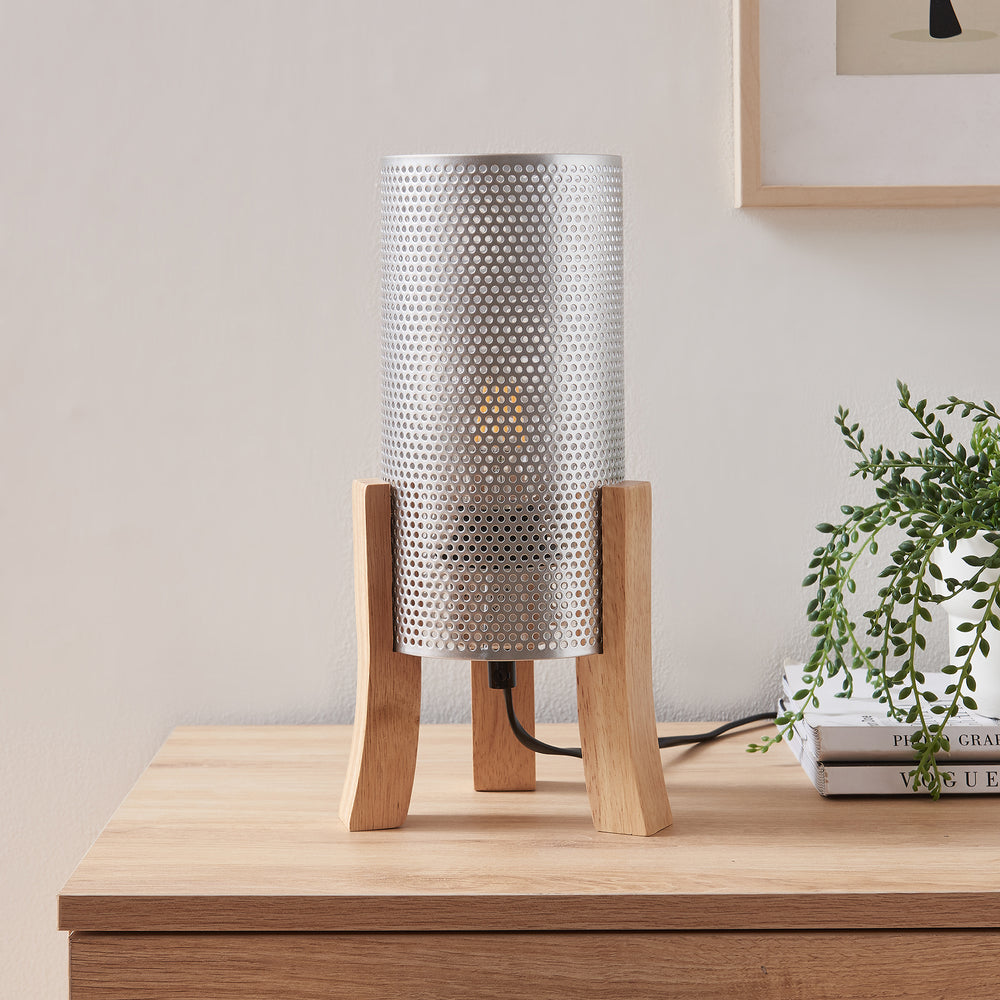 Lampe de table Joelleldsvin 1 x E27 30 x 14 x 14 cm lux.pro 