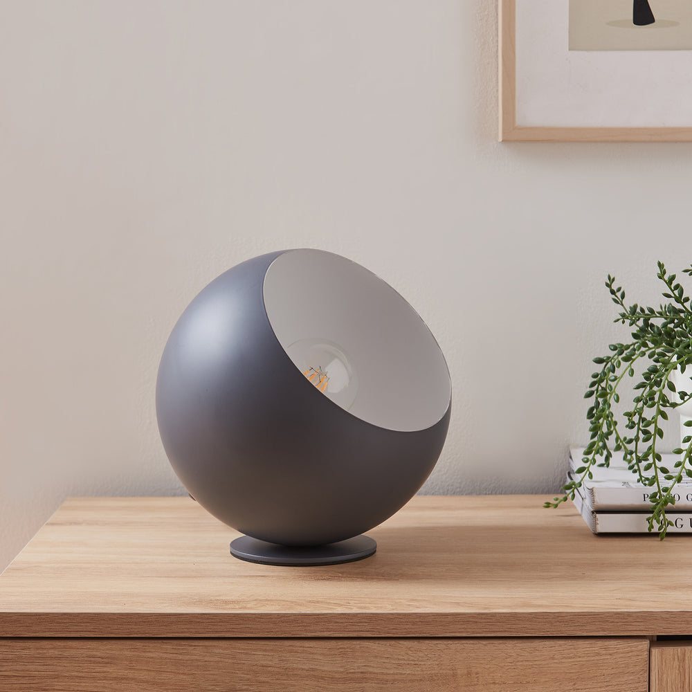 Lampe de table Lukkodso 1 x E27 Ø 20 x 20 cm lux.pro 