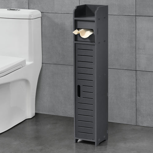 Toiletrol houder Leoben HKC badkamerkast toiletkast 80x15x15 cm - 2 varianten