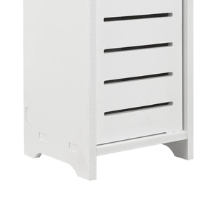 Meuble de Salle de Bain Placard Stylé Meuble de Rangement avec Dérouleur de Papier Toilette Porte-Rouleau Bois Composite 80 x 15 x 15 cm [en.casa]