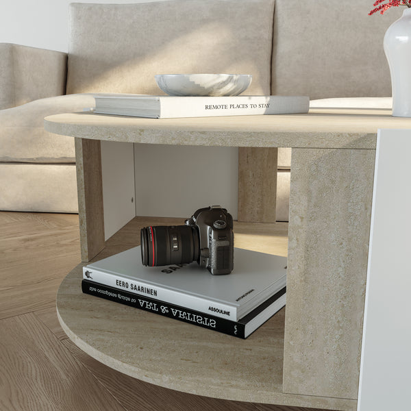 Salontafel Klipsari 75x75x40 cm [en.casa]