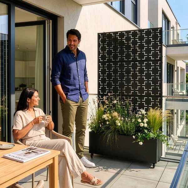 Cloison Aaskis avec bac à fleurs [casa.pro]