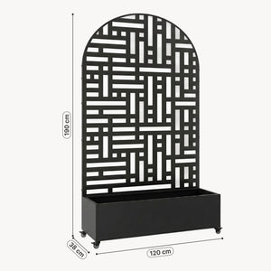 Plantenbak met privacyscherm Bernalda casa.pro