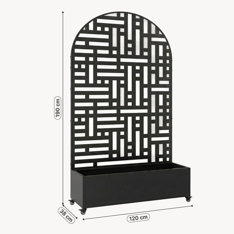 Maatschets Plantenbak met privacyscherm Bernalda casa.pro