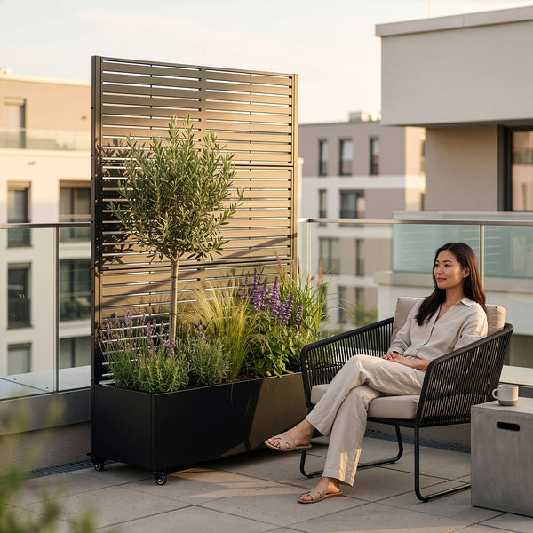Plantenbak met privacyscherm Nodepp casa.pro