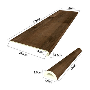 Overzettreden stootborden set PVC NEU.HOLZ