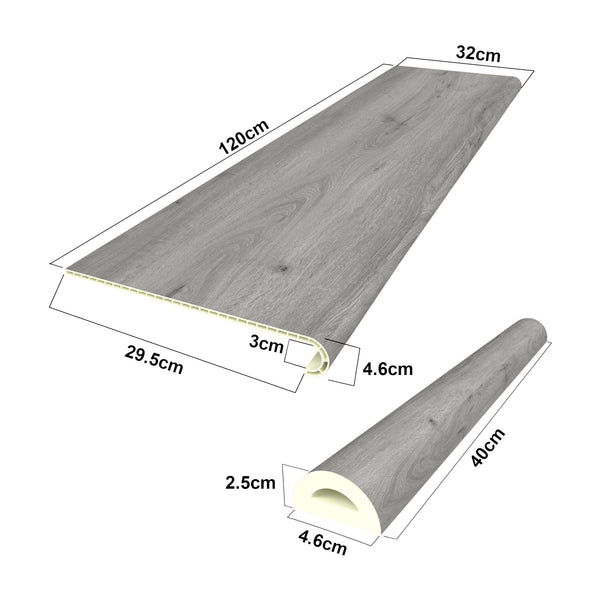 Overzettreden stootborden set PVC NEU.HOLZ