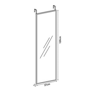 Passpiegel Lesina hangend 120x37x2 cm [en.casa]