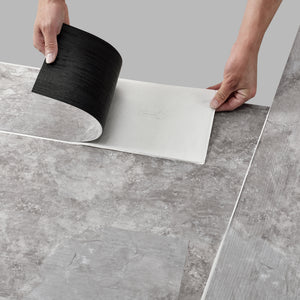 Revêtement de Sol Adhésif Valona PVC Vinyle Slate Grey Oak Chêne Gris Ardoise [neu.holz]