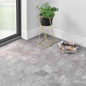 Revêtement de Sol Adhésif Valona PVC Vinyle Slate Grey Oak Chêne Gris Ardoise [neu.holz]
