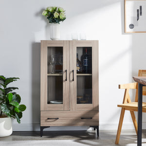 Armoire vitrée Søndersø 115 x 70 x 31 cm [en.casa]