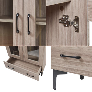 Armoire vitrée Søndersø 115 x 70 x 31 cm [en.casa]