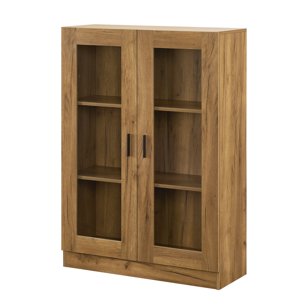 Vitrinekast Sorø 80x31x115cm in verschillende kleuren [en.casa] - premiumXL