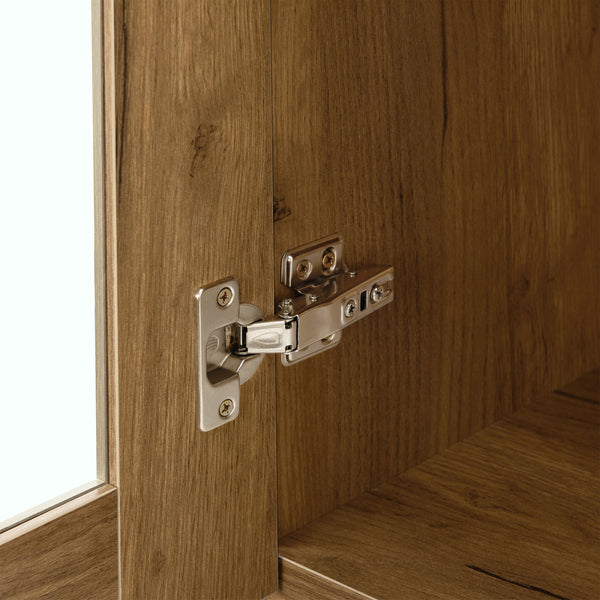 [en.casa] Vitrinekast Sorø 115x80x31 cm - 3 varianten