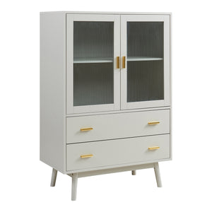 Armoire vitrée Susa 120 x 80 x 40 cm [en.casa]