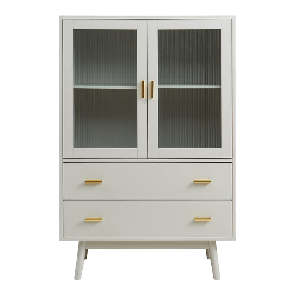 Armoire vitrée Susa 120 x 80 x 40 cm [en.casa]
