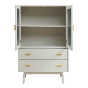 Armoire vitrée Susa 120 x 80 x 40 cm [en.casa]