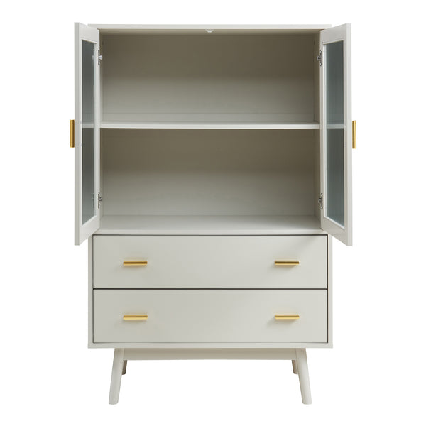 Armoire vitrée Susa 120 x 80 x 40 cm [en.casa]