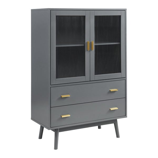 Vitrinekast Susa 120x80x40 cm [en.casa]