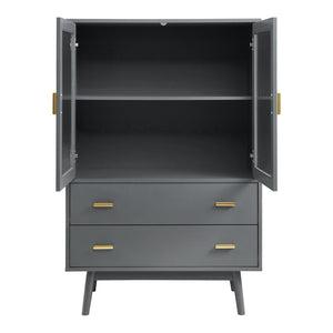 Vitrinekast Susa 120x80x40 cm [en.casa]