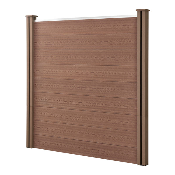 Clôture Brise Vue Getafe Bois Composite Plusieurs Tailles [neu.holz]