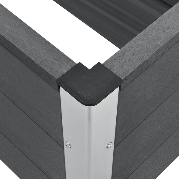 Caisse à Fleurs Bois Composite WPC Plusieurs Couleurs 100 x 50 x 50 cm Plusieurs Couleurs [neu.holz]
