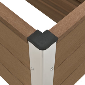 HKC Plantenbak rechthoekig 100x50x50 cm - verschillende kleuren