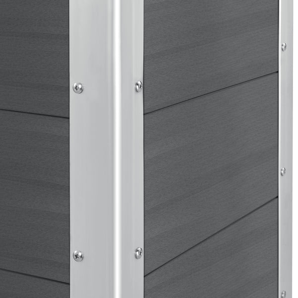 Caisse à Fleurs Bois Composite WPC Plusieurs Couleurs 100 x 50 x 50 cm Plusieurs Couleurs [neu.holz]