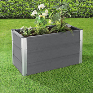 Caisse à Fleurs Bois Composite WPC Plusieurs Couleurs 100 x 50 x 50 cm Plusieurs Couleurs [neu.holz]