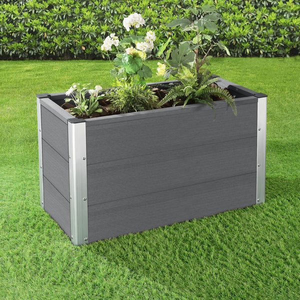 Caisse à Fleurs Bois Composite WPC Plusieurs Couleurs 100 x 50 x 50 cm Plusieurs Couleurs [neu.holz]