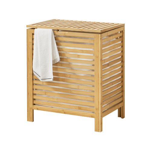 Bamboe wasmand Skövde [en.casa] - premiumXL