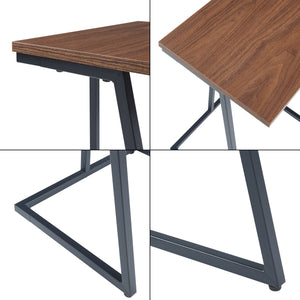 Lot de 2 tables basses gigognes Salem acier panneau de particules [en.casa]