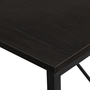 Bureau avec Etagères Stavanger 122 x 120 x 64 cm [en.casa]