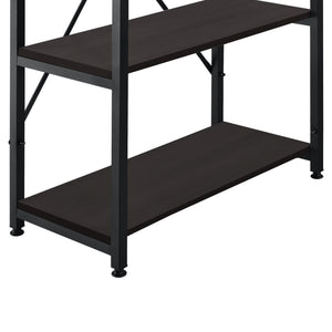 Bureau avec Etagères Stavanger 122 x 120 x 64 cm [en.casa]