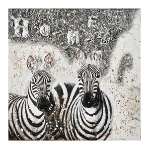 [art.work] Image murale originale peint à la main sur toile incl. châssis à clés