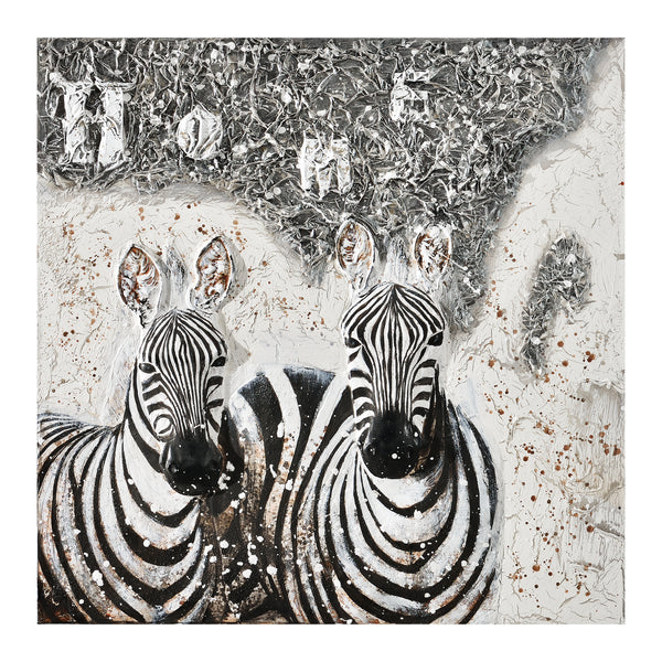 [art.work] Image murale originale peint à la main sur toile incl. châssis à clés