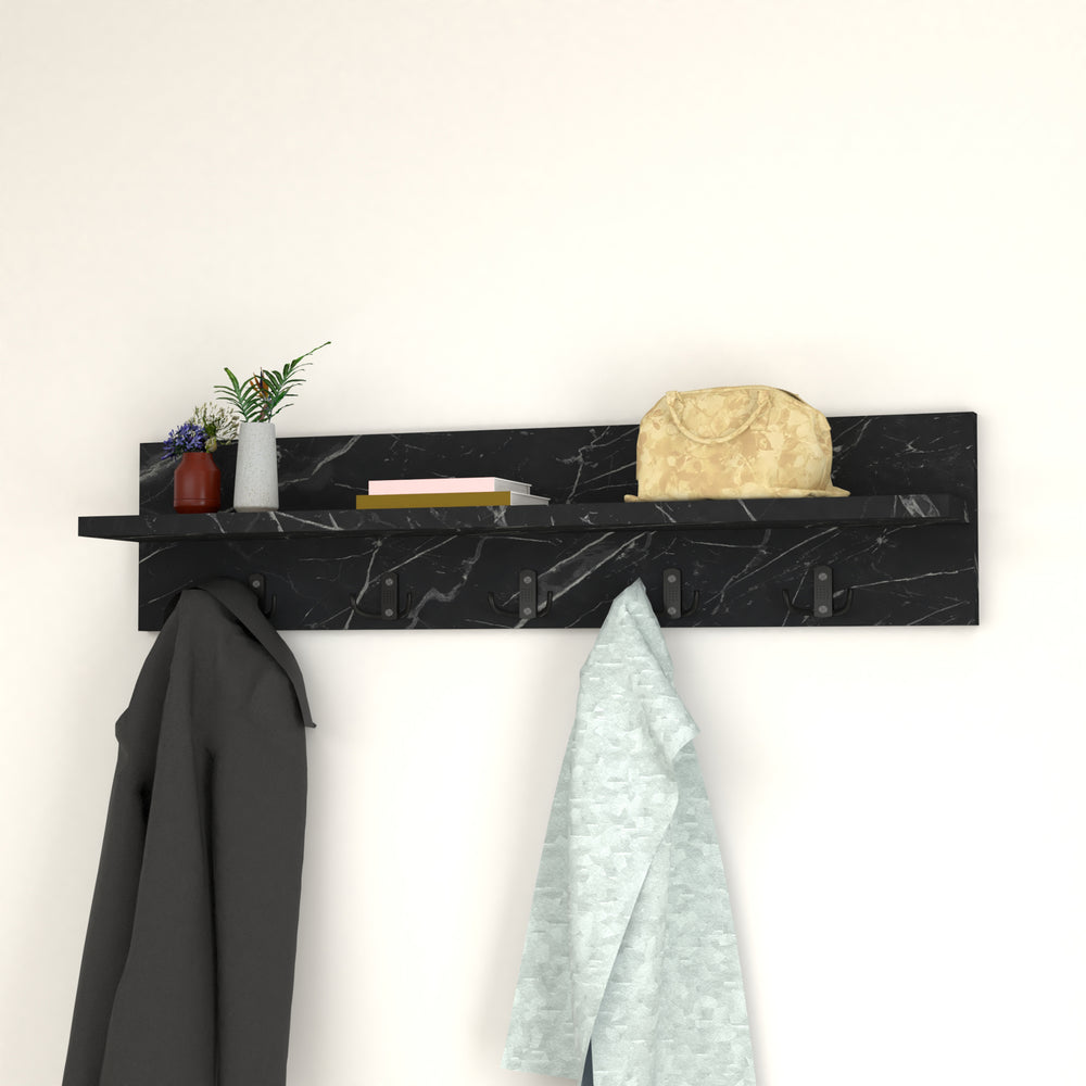 Wandgarderobe Hammarö 80x11x18cm in versch. kleuren [en.casa] - premiumXL