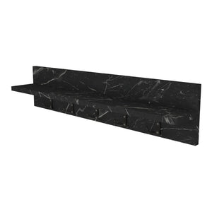 [en.casa] Wandkapstok Hammarö met plank 80x13x18 cm - 5 varianten