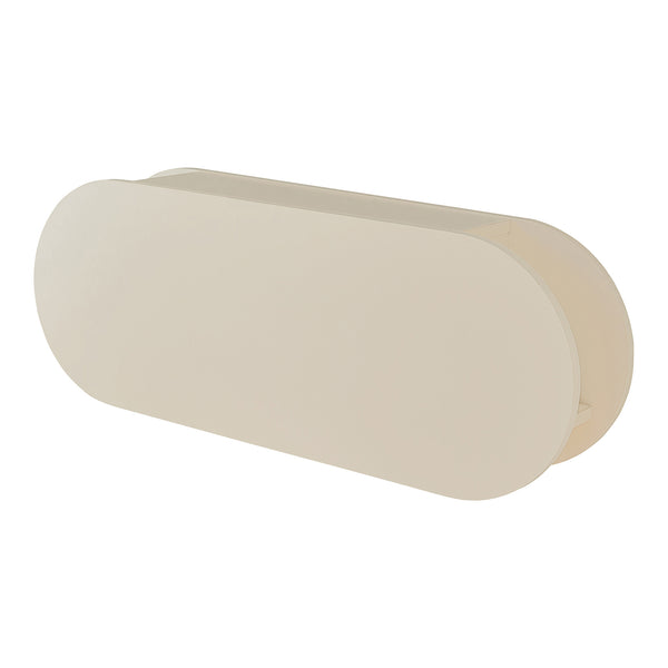 Portemanteau mural Vilkön 80x30 cm avec 6 crochets et étagère bois et métal [en.casa]