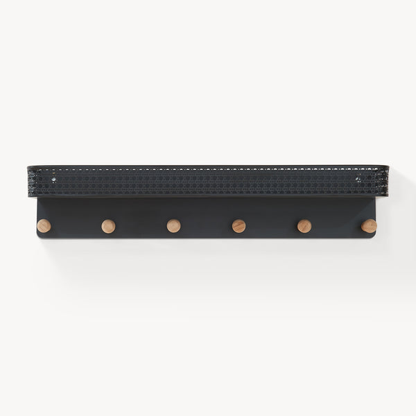 Wandkapstok Jäller 60x14x12 cm [en.casa]
