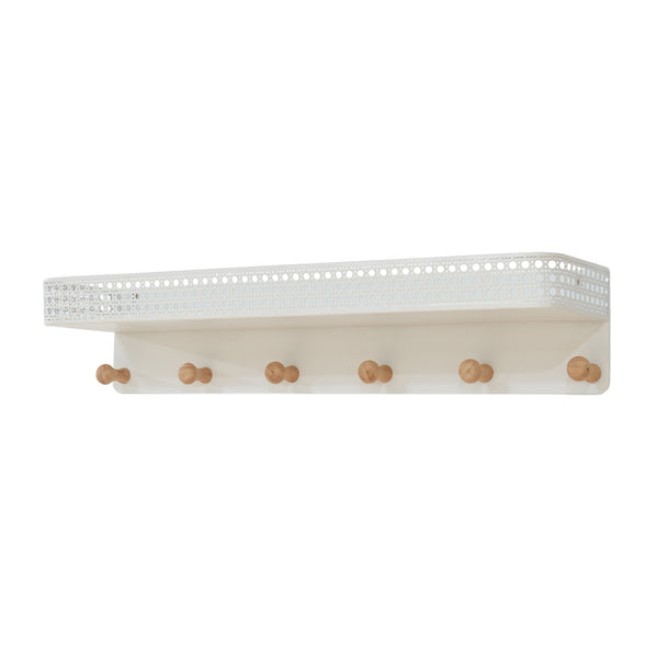 Wandkapstok Jäller 60x14x12 cm [en.casa]
