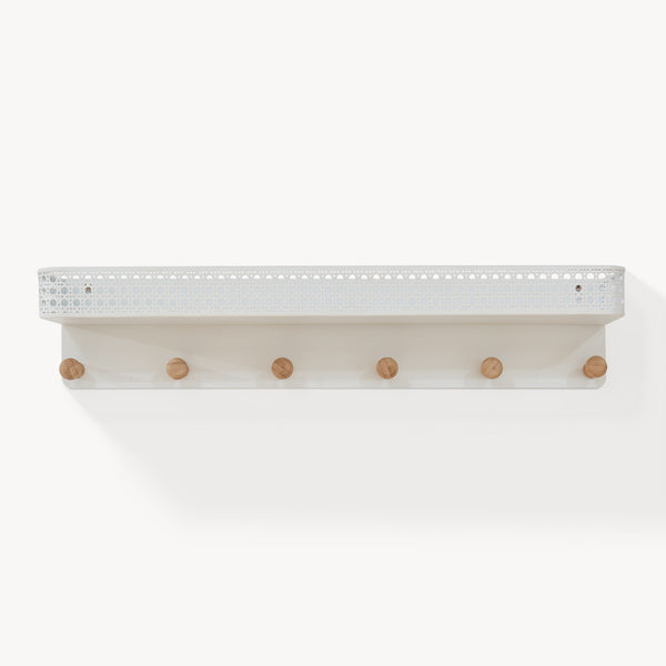 Wandkapstok Jäller 60x14x12 cm [en.casa]