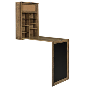 Klaptafel voor wandmontage met krijtbord - verschillende kleuren