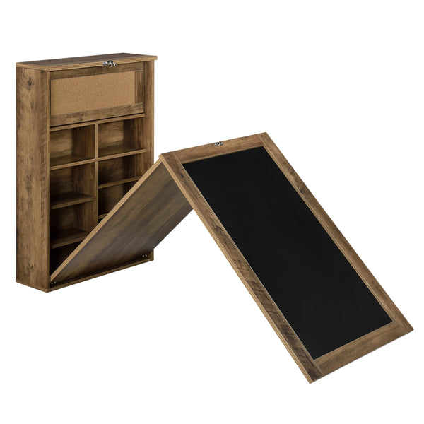 Klaptafel voor wandmontage met krijtbord - verschillende kleuren