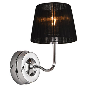 Wandlamp Brooklyn metaal en stof 21xØ11,5/Ø15 cm E14 - 2 kleuren