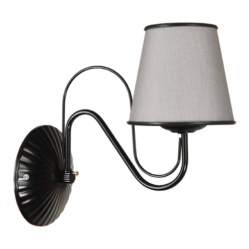 Applique murale Hampshire 31 x 31 x 16 cm E27 noir gris [lux.pro]
