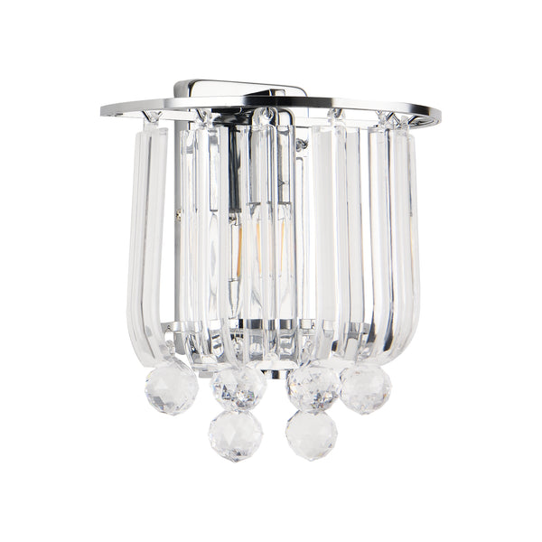 Wandlamp Alnwick E14 chroomkleurig lux.pro