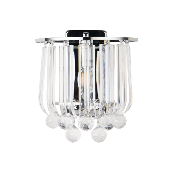 Wandlamp Alnwick E14 chroomkleurig lux.pro